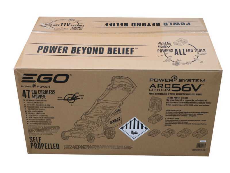 EGO Battery Lawnmower LM1903E-SP - 56V 5Ah - Cutting &Oslash; 47 cm