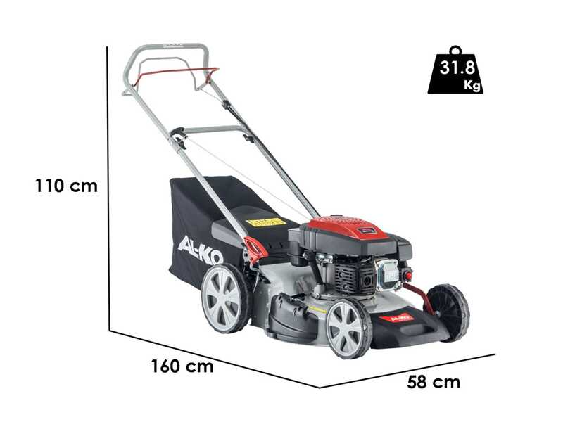 Al-Ko Easy 5.10 SP-S Self-propelled Lawn Mower - 4 in 1 - 160 cc Petrol Engine