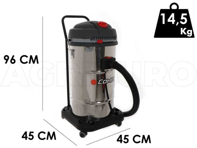 Comet CVP 265 X - Wet and Dry Vacuum Cleaner - 65 L - Steel Drum - Professional Series