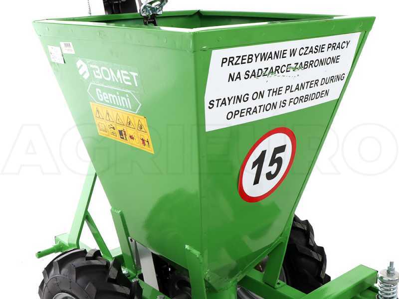 Bomet Gemini - One-row Potato Planter - Rubber Wheels