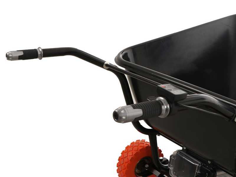 GeoTech CAR 300T-160 EVO Electric Wheelbarrow - 40 V 6Ah Battery