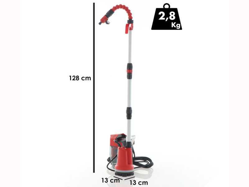 GE-PP 18RB Li Submersible Pump - Battery 18 V 2.5Ah and battery charger