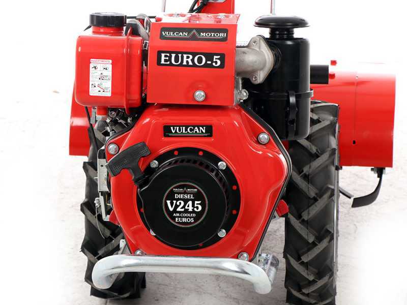 Diesse Minitriss - Diesel Two-wheel Tractor - Vulcan V245 - 4.2HP