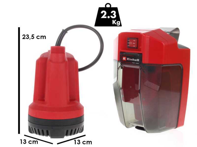 Einhell GE-SP 18 Li Solo Submersible Pump - WITHOUT BATTERY AND BATTERY CHARGER