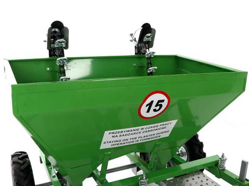 Bomet Gemini - Two-row Potato Planter - Rubber Wheels