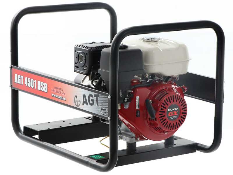 AGT 4501 HSB - 4.5 kW Petrol Power Generator - DC 4.1 kW Single-phase