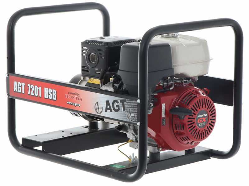 AGT 7201 HSB - 6.1 kW Petrol Power Generator - DC 5.7 kW Single-phase