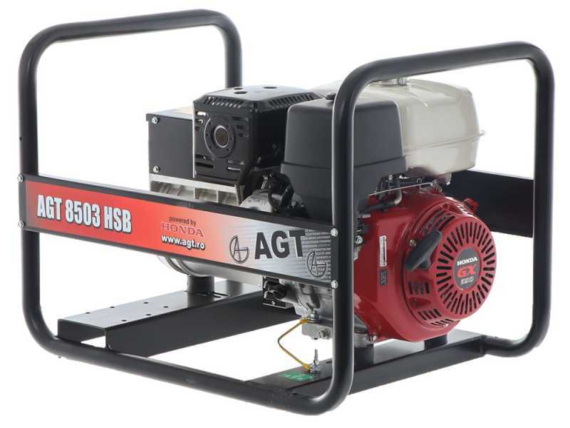 AGT 8503 HSB - 6.4 kW Petrol Power Generator - DC 6 kW Three-phase
