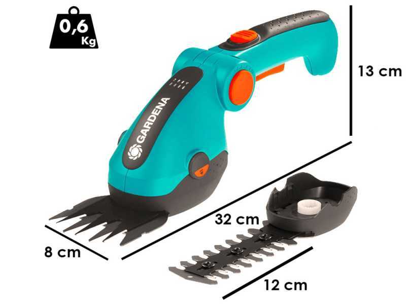 Gardena ComfortCut - Battery integrated grass-cutting shears - 3.6V 3Ah