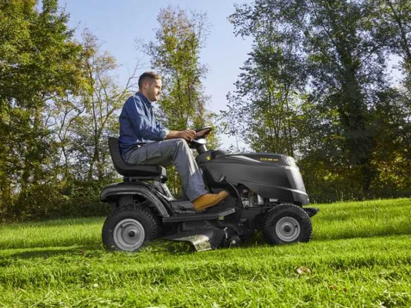 Alpina AT3 98 HA Riding-on Mower with Stiga ST 400 Engine