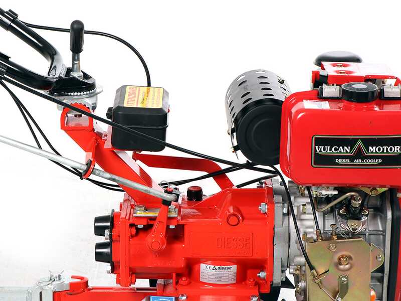 Diesse DS94 - 7 HP Diesel Garden Tiller - Vulcan 296cc Engine 