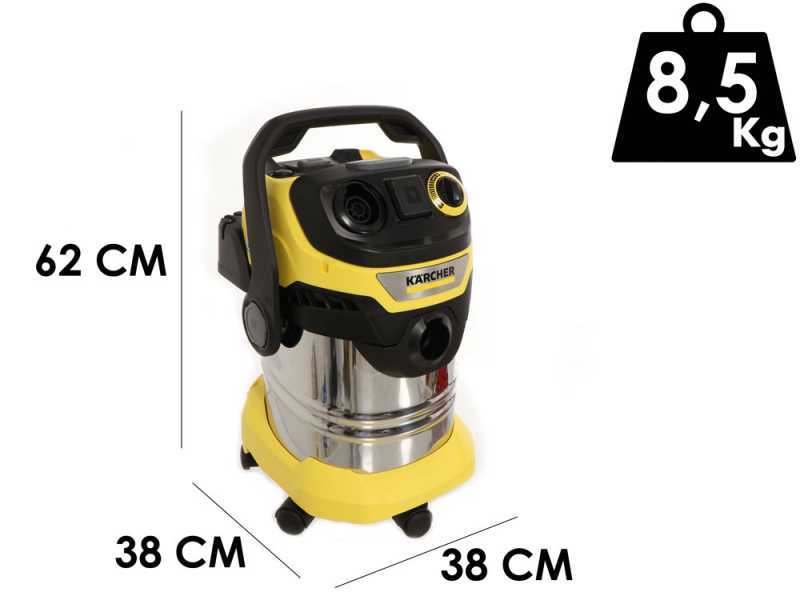 K&auml;rcher WD 5 P S V-25/5/22 - Wet and Dry Vacuum Cleaner - Blowing Mode - 25 L Drum - 1100W