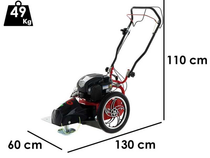 Blue Bird FLO SPEED 7 BS - Petrol Rough Cut Mower - Line and Blade - B&amp;S 675EXi
