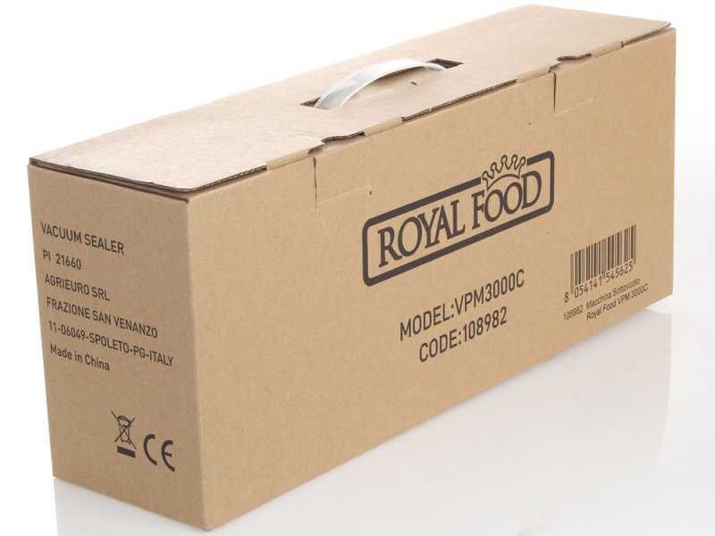 Royal Food VPM 3000 C - Vacuum Sealer - 30cm Sealing Bar