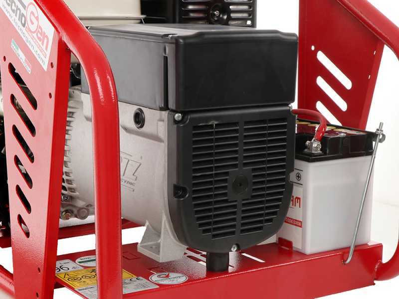 TecnoGen H8000 E/A - 5.8 kW Petrol Power Generator - DC 5.2 kW Single-phase + ATS