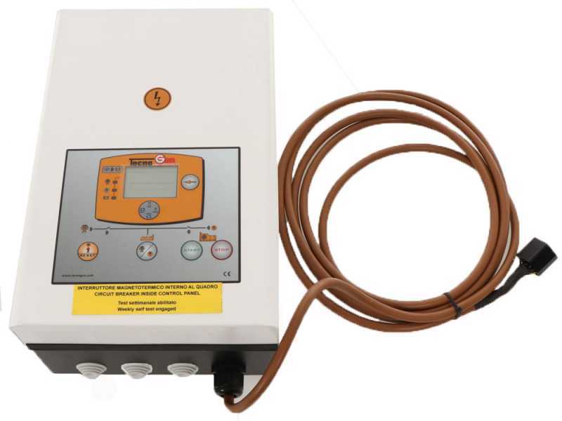TecnoGen H8000 E/A - 5.8 kW Petrol Power Generator - DC 5.2 kW Single-phase + ATS