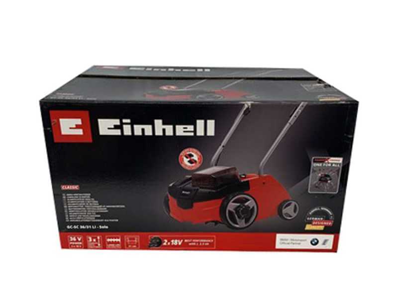 Einhell  GC-SC 36/31 Battery-powered Lawn Scarifier - 2x 18V 4Ah