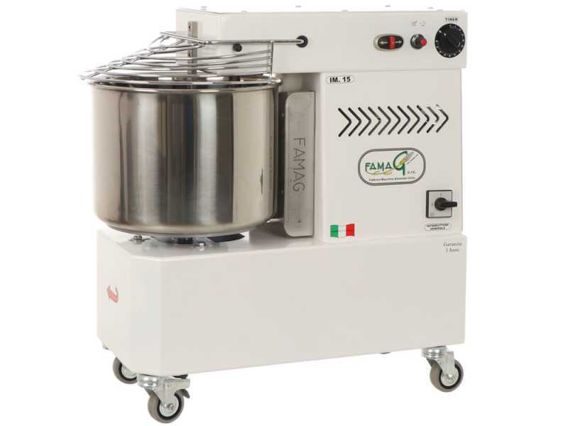 Famag Grilletta IM 15/230 10 Speed HH - 15 kg high hydration spiral mixer