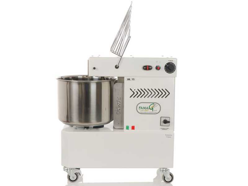 Famag Grilletta IM 15/230 10 Speed HH - 15 kg high hydration spiral mixer