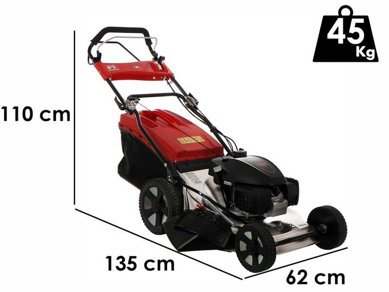 Marina Systems MX 57 3V Stainless Steel Lawn Mower - 3 Gears - Honda GCVxV200 Engine