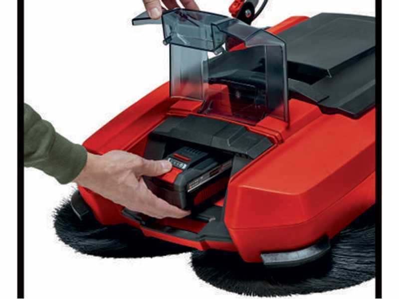 TE-SW 18/610 Li S Battery-powered Hand Push Sweeper with collection basket - WITHOUT BATTERY AND CHARGER
