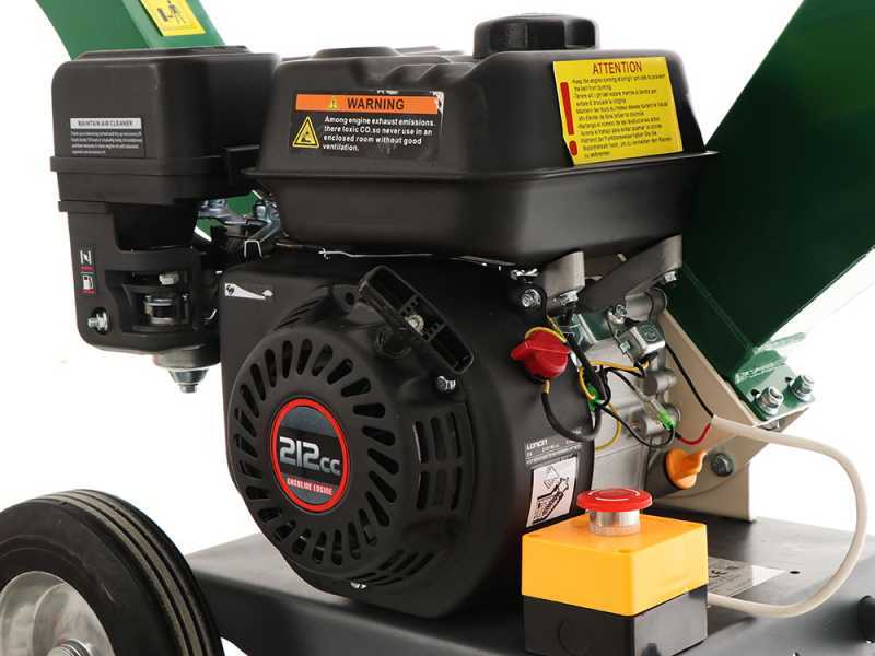 GreenBay GB-WRC 50 L - Petrol wood chipper - Petrol engine 7 HP