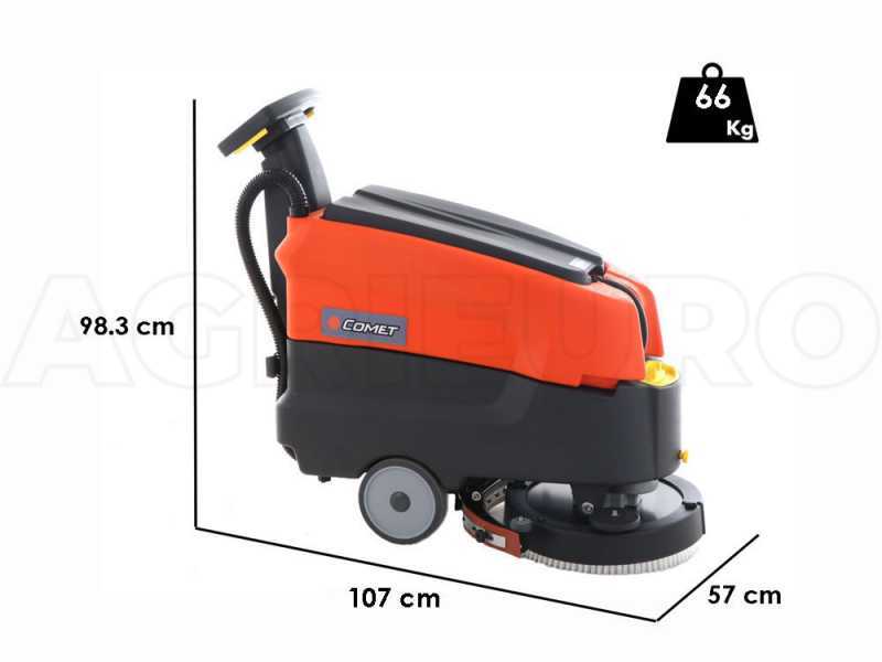 Comet PSW 30 E - Electric floor washer - 3 in 1: Washes, dries and vacuums