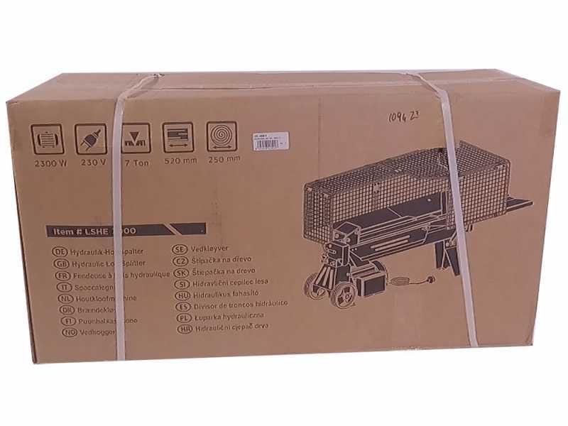 Blue Bird LSHE 7000 7T - Electric Log Splitter - Horizontal - 230V