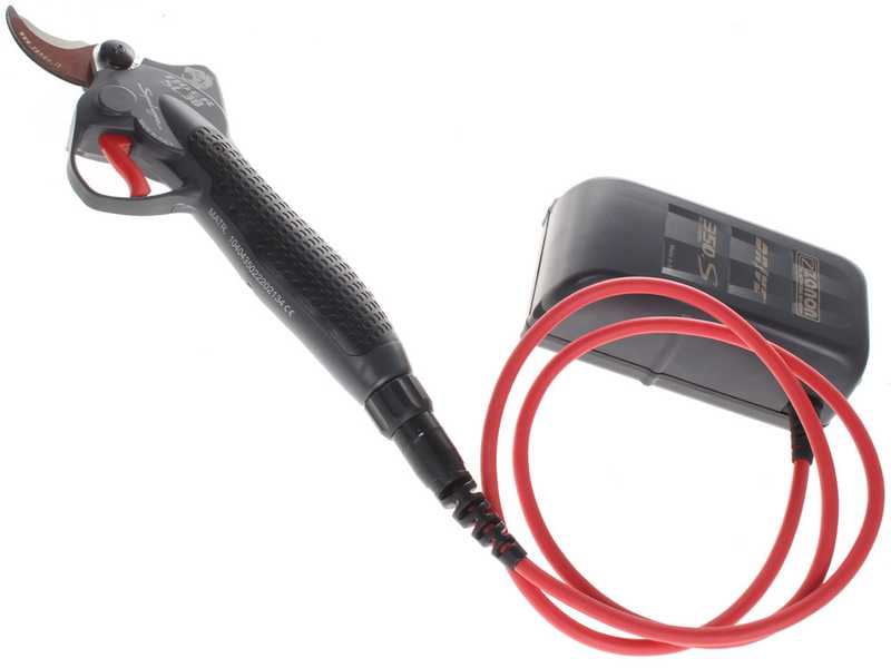 Zanon TIGER SL 38 Electric Pruning Shears on telescopic pole - 3.2Ah 50.4 V battery -  1.75/2.55 m