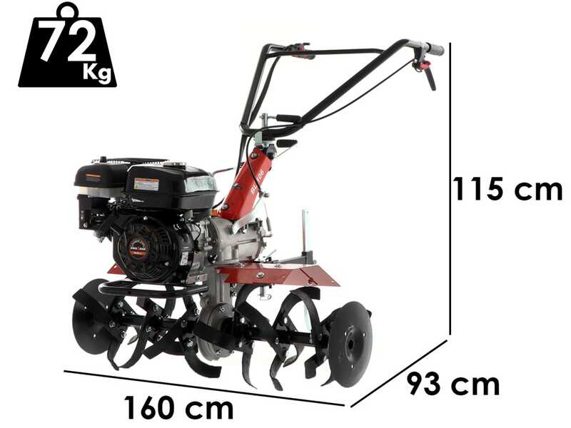 Benassi BL106C - 7 HP Petrol Garden Tiller - Hwasdan H170F Engine 