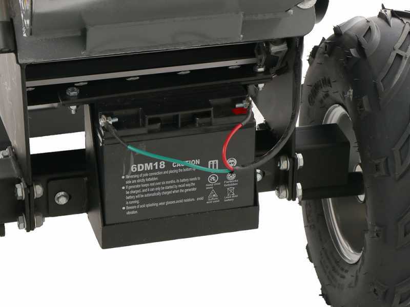 Wortex Drake D420/120L-E - Petrol garden shredder - Loncin G420F engine with electric start