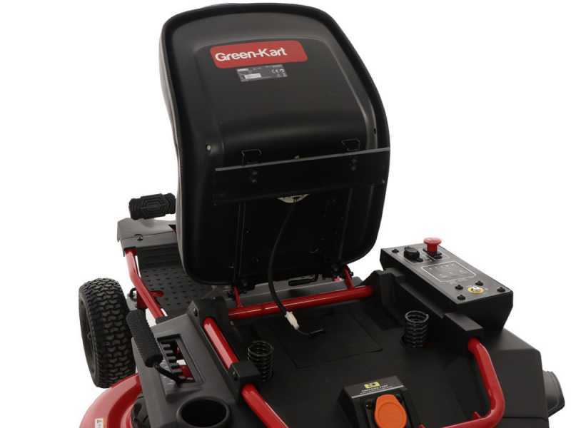 GeoTech-Pro Green-Kart 76 - 48V/50Ah Battery-powered Riding-on Mower - Side Discharge and Mulching