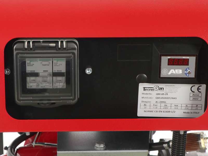 TecnoGen H8000LX - 5.8 kW Petrol Power Generator - DC 5.2 kW Single-phase