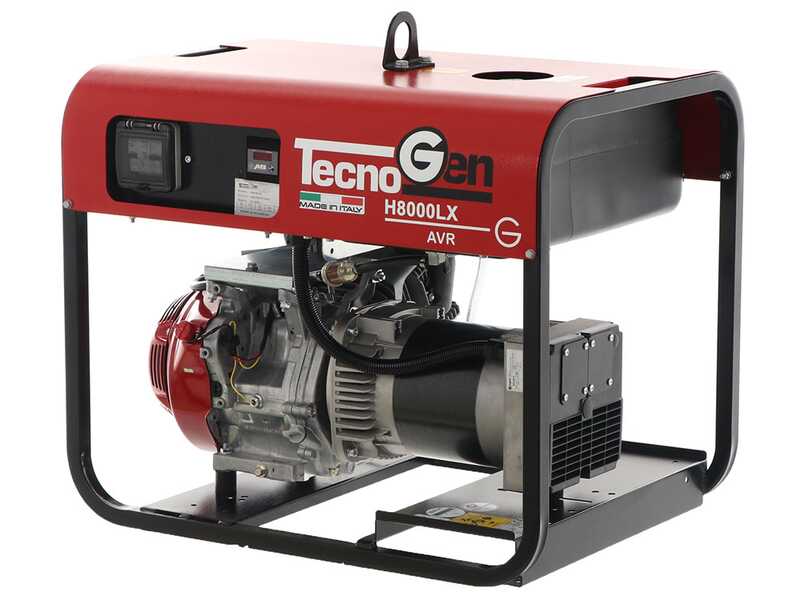 TecnoGen H8000LX - 5.8 kW Petrol Power Generator - DC 5.2 kW Single-phase