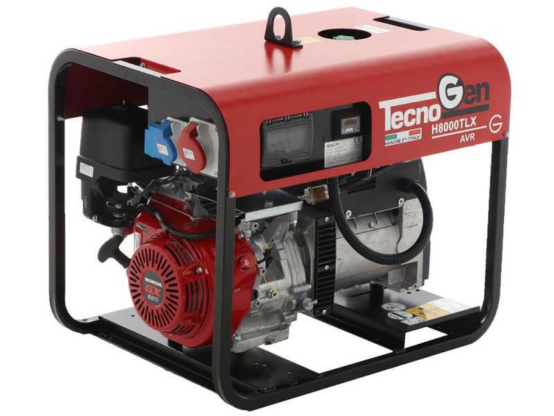 TecnoGen H8000TLX - 6 kW Petrol Power Generator - DC 5.4 kW Three-phase