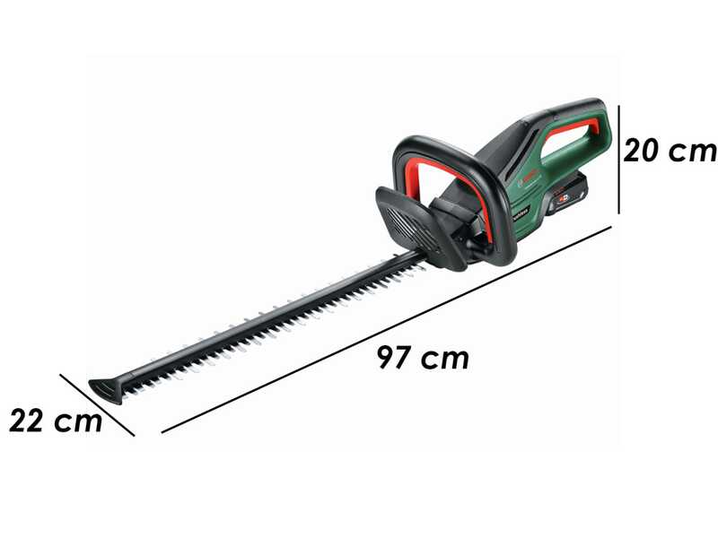 BOSCH UniversalHedgeCut 18V-50 - Battery-powered Hedge Trimmer - 18V/2.5Ah - 50 cm Blade