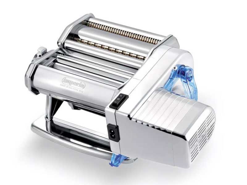 Imperia Electric iPasta Inox - 65W Electric/Manual Stainless Steel Pasta Maker 