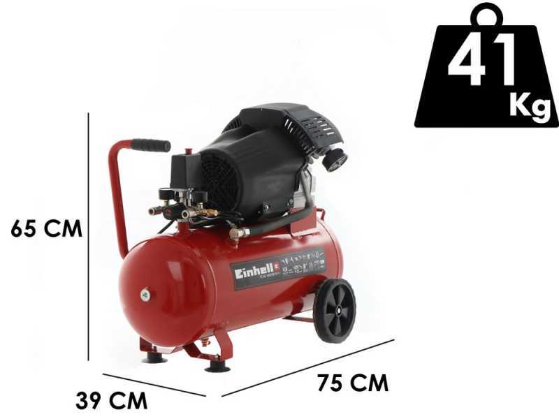 Einhell TC-AC 420/50/10 - Wheeled electric air compressor -  3 Hp Motor - 50 L compressed air