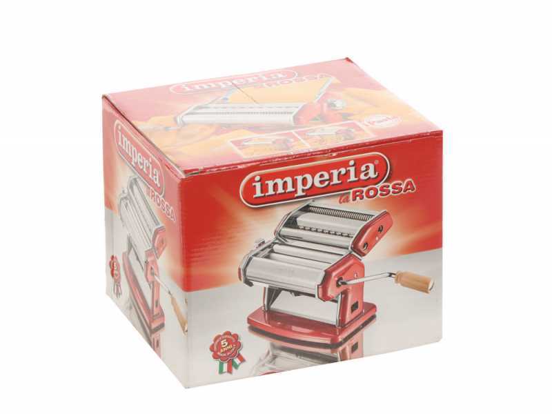 Imperia iPasta ROSSA Pasta Maker - Hand-operated Machine for Homemade Pasta