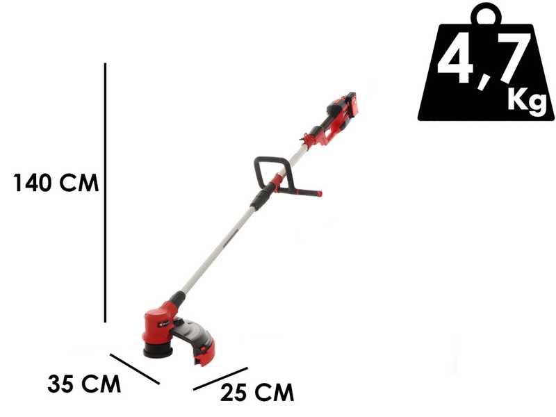 Einhell GE-LM 36 - Battery-powered Multifunction Brush Cutter - 18V - 2x 4Ah