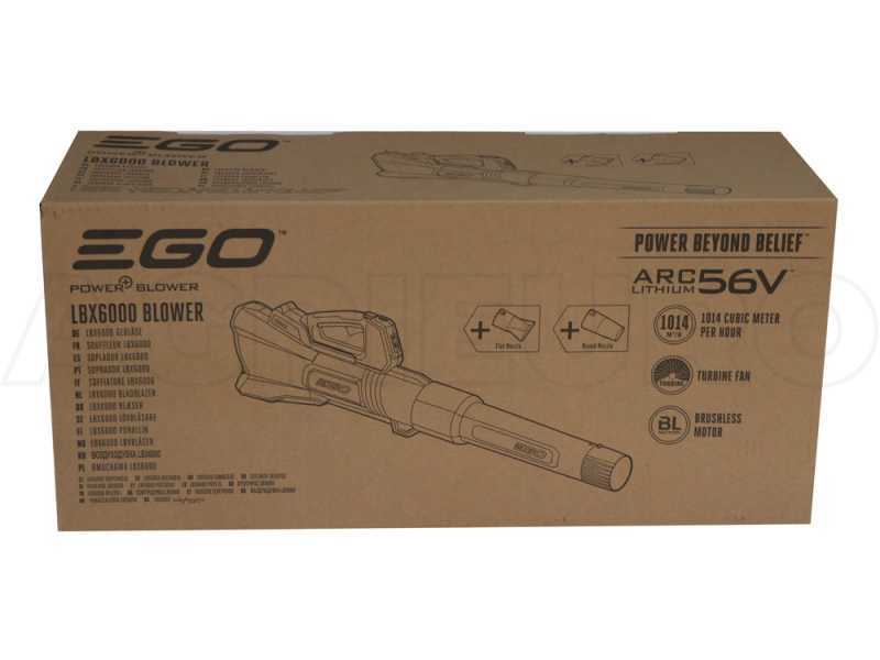 EGO LBX6000 Backpack Leaf Blower with BAX1500 battery - 56 V - 28Ah
