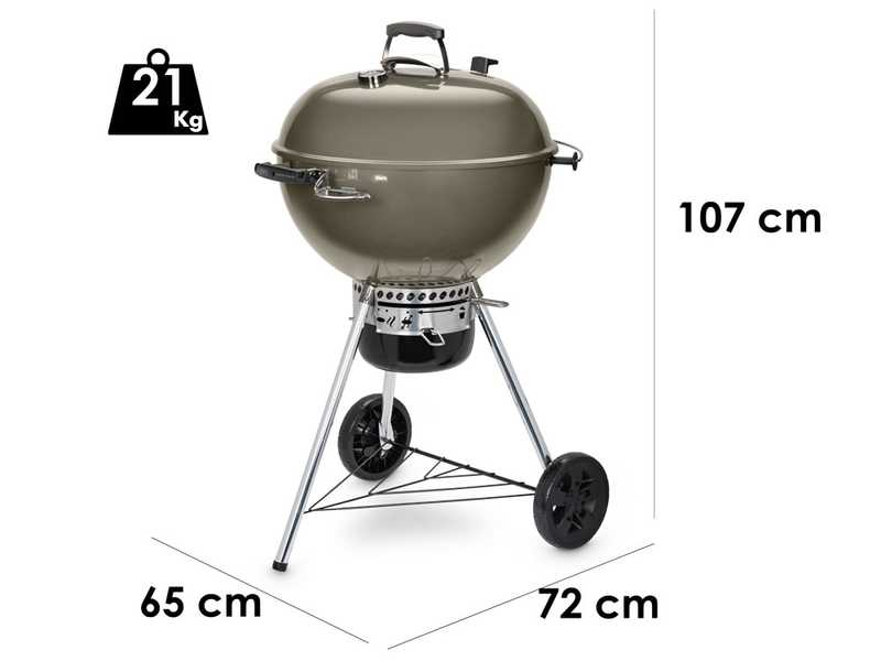 Weber Master Touch GBS C-5750 Smoke Grey - Charcoal Barbecue