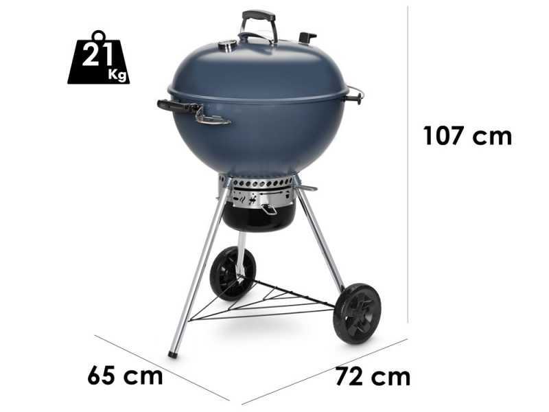 Hilarious arch hotel Weber Master Touch GBS C-5750 Slate Blue Charcoal Barbecue , best deal on  AgriEuro