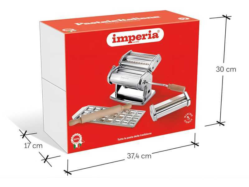 Imperia Pastaia Italiana - Manual Stainless Steel Pasta Maker 
