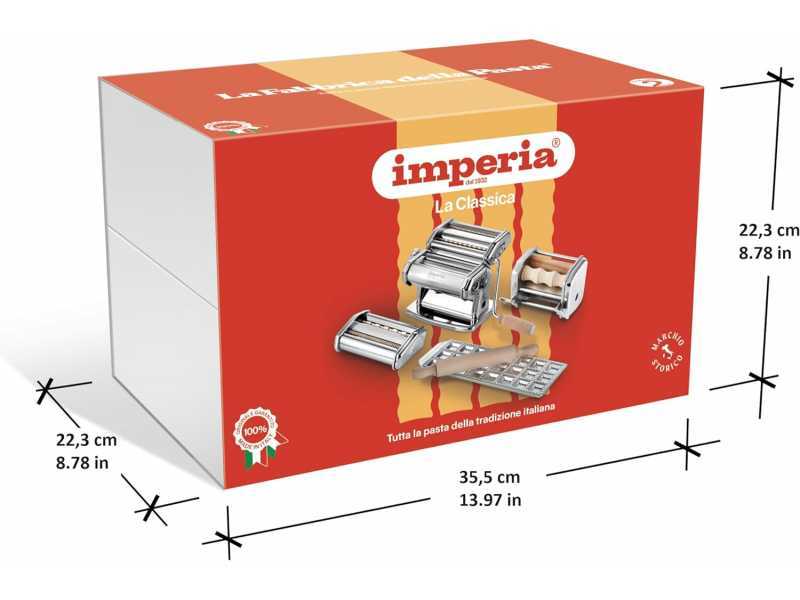 Imperia Fabbrica della Pasta - Manual Stainless Steel Pasta Maker 