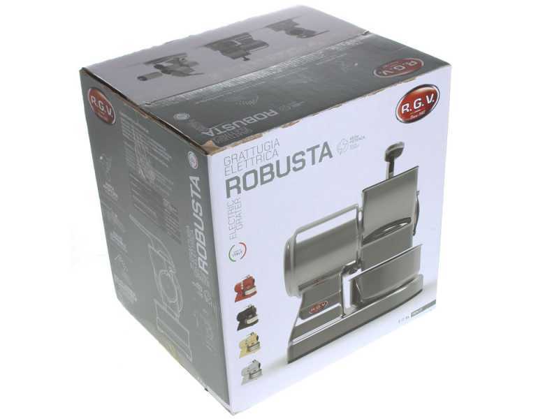 RGV Robusta Silver - Electric Table-top Aluminium Grater - 450W