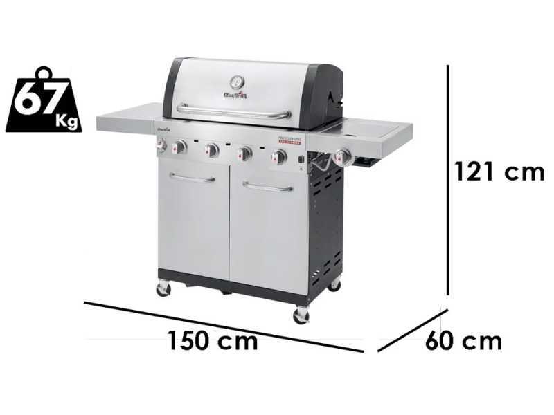 Char-Broil Professional Pro S 4 Gas Grill - 76x44,50 cm Cooking surface