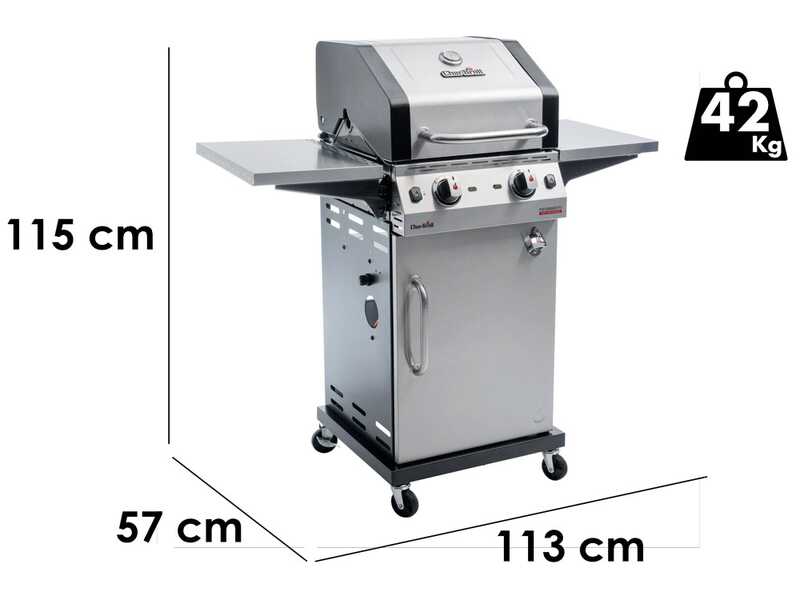 Char-Broil Performance Pro S 2 Gas Grill - 42x43,5 cm Cooking Surface