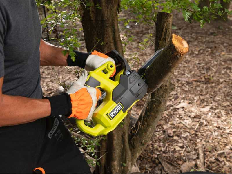 Ryobi cordless sales mini chainsaw