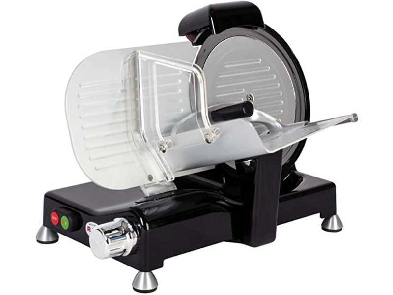 RGV Vintage 250 Black - Meat Slicer with 250 mm Hardened Blade - 140W